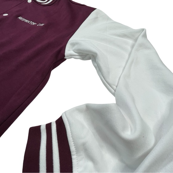 Unisex Varsity Letterman Embroidered Respiratory Therapist Jacket - Picture 4 of 11